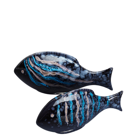 Celestial Poole Fish, Set of 2